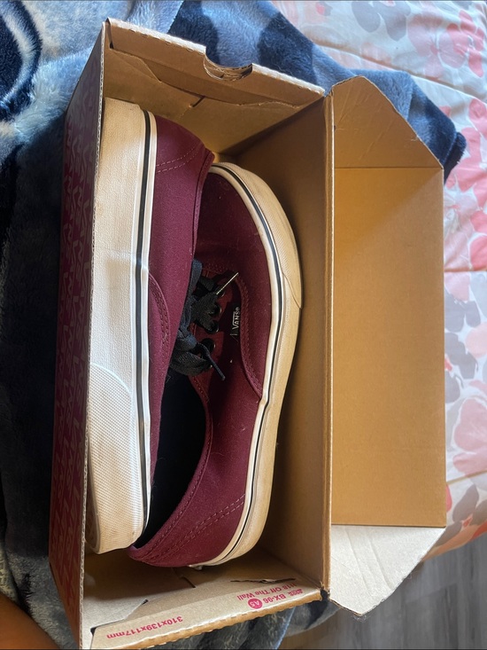 Vans Other - Vans Men's Low-Top Canvas Sneakers - Burgundy